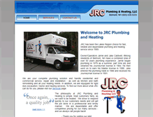 Tablet Screenshot of jrcplumbing.com